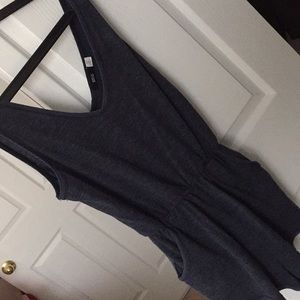 Urban outfitters blue grey romper